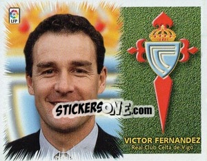 Cromo Victor Fernandez (Entrenador) - Liga Spagnola 1999-2000 - Colecciones ESTE