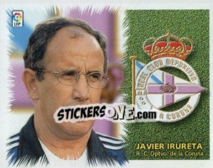 Sticker Irureta (Entrenador) - Liga Spagnola 1999-2000 n. 133 - Colecciones ESTE