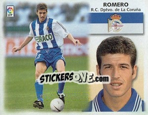 Cromo Romero - Liga Spagnola 1999-2000 n. 136 - Colecciones ESTE