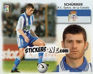 Cromo Schürrer - Liga Spagnola 1999-2000 - Colecciones ESTE