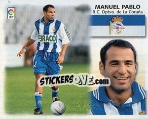 Cromo Manuel Pablo - Liga Spagnola 1999-2000 - Colecciones ESTE