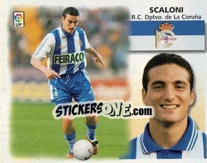 Sticker Scaloni - Liga Spagnola 1999-2000 n. 144 - Colecciones ESTE