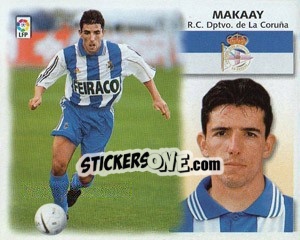 Cromo Makaay - Liga Spagnola 1999-2000 - Colecciones ESTE