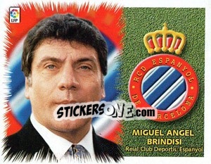 Cromo Brindisi (Entrenador) - Liga Spagnola 1999-2000 - Colecciones ESTE