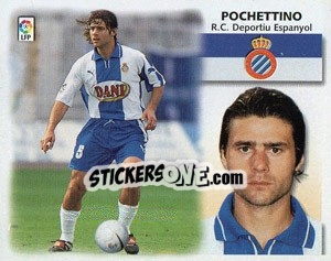 Cromo Pochettino - Liga Spagnola 1999-2000 - Colecciones ESTE