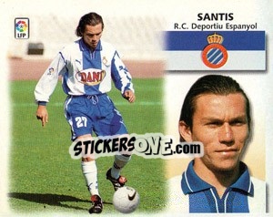 Cromo Santis - Liga Spagnola 1999-2000 - Colecciones ESTE
