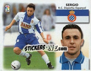 Figurina Sergio - Liga Spagnola 1999-2000 - Colecciones ESTE