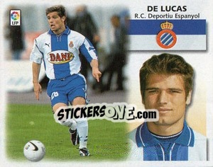 Cromo De Lucas - Liga Spagnola 1999-2000 - Colecciones ESTE