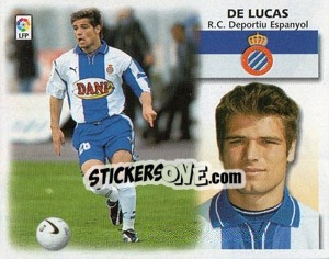 Sticker De Lucas - Liga Spagnola 1999-2000 n. 173 - Colecciones ESTE