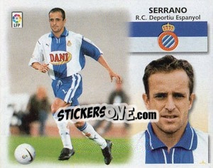 Figurina Serrano - Liga Spagnola 1999-2000 n. 176 - Colecciones ESTE