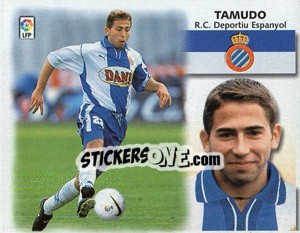 Cromo Tamudo - Liga Spagnola 1999-2000 - Colecciones ESTE
