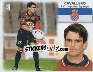Cromo Cavallero - Liga Spagnola 1999-2000 - Colecciones ESTE
