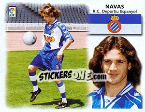 Figurina Navas - Liga Spagnola 1999-2000 - Colecciones ESTE