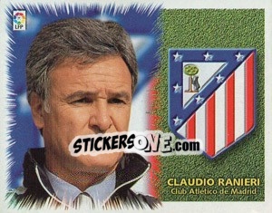 Sticker Ranieri (Entrenador) - Liga Spagnola 1999-2000 - Colecciones ESTE