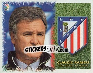 Sticker Ranieri (Entrenador) - Liga Spagnola 1999-2000 n. 184 - Colecciones ESTE