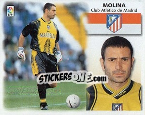 Cromo Molina - Liga Spagnola 1999-2000 - Colecciones ESTE