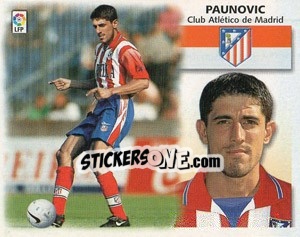 Sticker Paunovic - Liga Spagnola 1999-2000 - Colecciones ESTE
