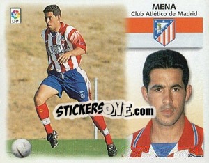 Figurina Mena - Liga Spagnola 1999-2000 n. 195 - Colecciones ESTE