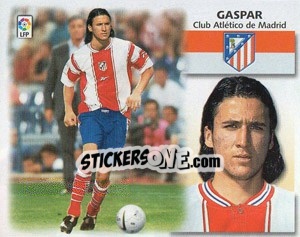 Sticker Gaspar - Liga Spagnola 1999-2000 n. 204 - Colecciones ESTE