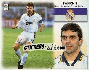 Sticker Sanchis - Liga Spagnola 1999-2000 n. 214 - Colecciones ESTE