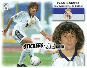 Sticker Ivan Campo - Liga Spagnola 1999-2000 n. 215 - Colecciones ESTE
