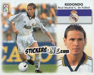 Figurina Redondo - Liga Spagnola 1999-2000 - Colecciones ESTE