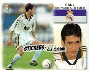 Cromo Raul González - Liga Spagnola 1999-2000 - Colecciones ESTE