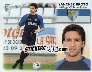 Sticker Sanchez Broto - Liga Spagnola 1999-2000 n. 236 - Colecciones ESTE