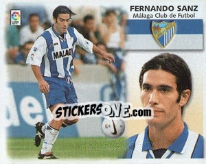 Cromo Fernando Sanz - Liga Spagnola 1999-2000 - Colecciones ESTE