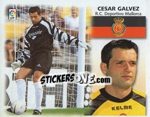 Cromo Cesar Galvez - Liga Spagnola 1999-2000 - Colecciones ESTE