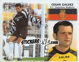 Sticker Cesar Galvez - Liga Spagnola 1999-2000 n. 260 - Colecciones ESTE