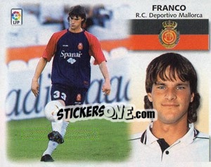Sticker Franco - Liga Spagnola 1999-2000 n. 261 - Colecciones ESTE