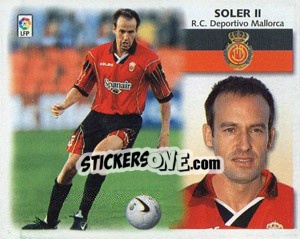 Sticker Soler II - Liga Spagnola 1999-2000 - Colecciones ESTE