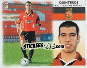 Cromo Quinteros - Liga Spagnola 1999-2000 - Colecciones ESTE