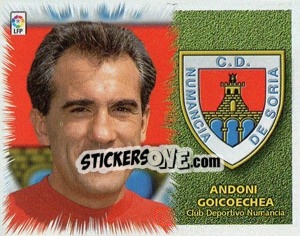 Sticker Goicoechea (Entrenador) - Liga Spagnola 1999-2000 n. 283 - Colecciones ESTE