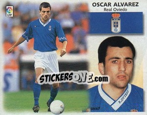 Sticker Oscar Alvarez - Liga Spagnola 1999-2000 n. 333 - Colecciones ESTE