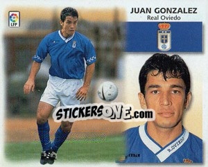 Sticker Juan Gonzalez - Liga Spagnola 1999-2000 - Colecciones ESTE