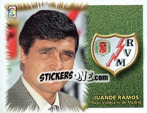 Cromo Juande Ramos (Entrenador) - Liga Spagnola 1999-2000 - Colecciones ESTE