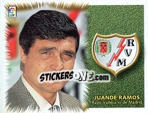 Sticker Juande Ramos (Entrenador) - Liga Spagnola 1999-2000 n. 369 - Colecciones ESTE