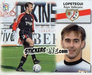 Sticker Lopetegui - Liga Spagnola 1999-2000 n. 370 - Colecciones ESTE