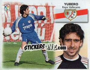 Cromo Yubero - Liga Spagnola 1999-2000 - Colecciones ESTE