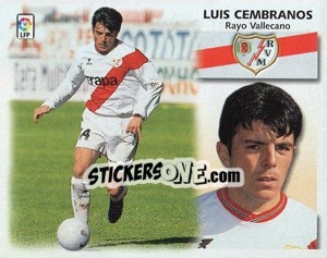 Sticker Luis Cembranos - Liga Spagnola 1999-2000 - Colecciones ESTE