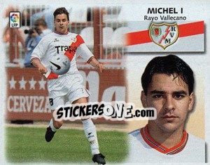 Cromo Michel I - Liga Spagnola 1999-2000 n. 382 - Colecciones ESTE