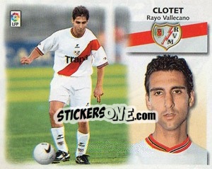 Sticker Clotet - Liga Spagnola 1999-2000 n. 392 - Colecciones ESTE