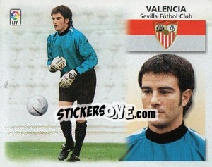 Sticker Valencia - Liga Spagnola 1999-2000 n. 420 - Colecciones ESTE