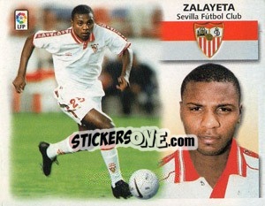Cromo Zalayeta - Liga Spagnola 1999-2000 - Colecciones ESTE
