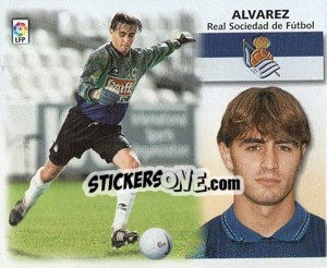 Sticker Alvarez - Liga Spagnola 1999-2000 - Colecciones ESTE
