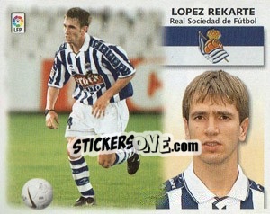 Cromo Lopez Rekarte - Liga Spagnola 1999-2000 - Colecciones ESTE