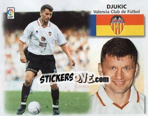 Sticker Djukic - Liga Spagnola 1999-2000 n. 456 - Colecciones ESTE