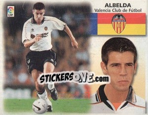 Cromo Albelda - Liga Spagnola 1999-2000 - Colecciones ESTE